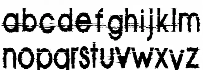 814yzx Font LOWERCASE