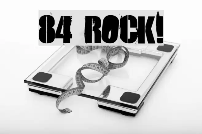 84 Rock! Font examples
