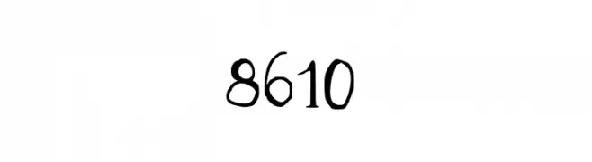 86Q10 Regular  font caratteri gratis