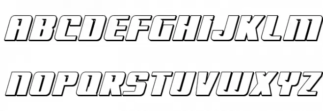 '89 Speed Affair 3D Italic Fuentes MINÚSCULAS