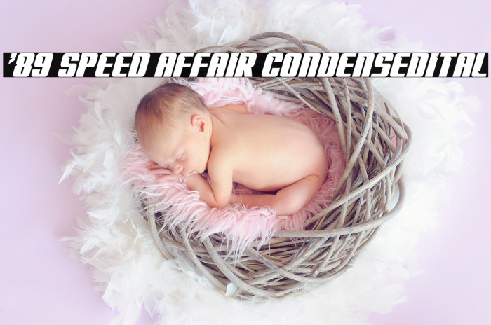 '89 Speed Affair CondensedItal Example 2