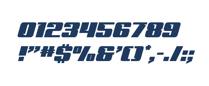 '89 Speed Affair Expanded Ital Other Characters