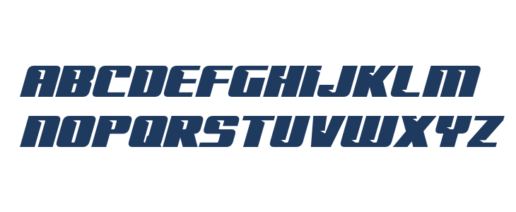 '89 Speed Affair Expanded Ital Lowercase