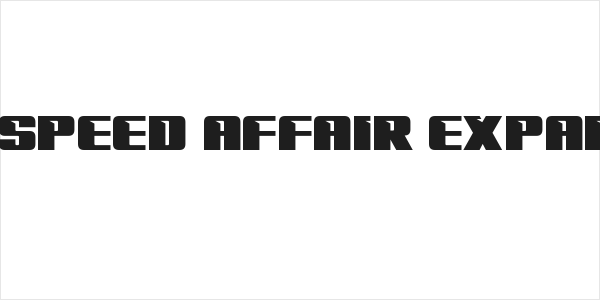 '89 Speed Affair Expanded Logo