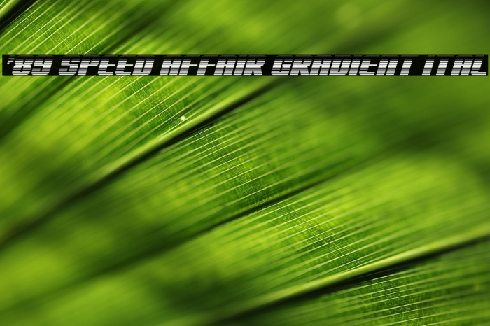 '89 Speed Affair Gradient Ital Example 1