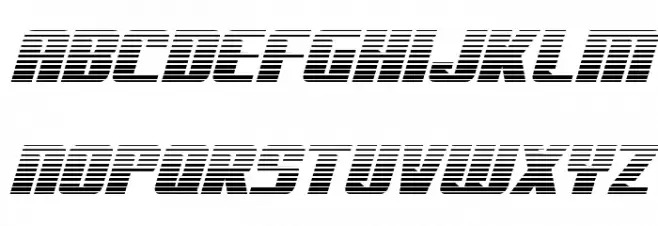 '89 Speed Affair Gradient Ital フォント 小文字