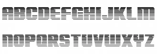 '89 Speed Affair Gradient2 フォント 大文字