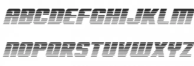 '89 Speed Affair Gradient2Ital Polices MAJUSCULES