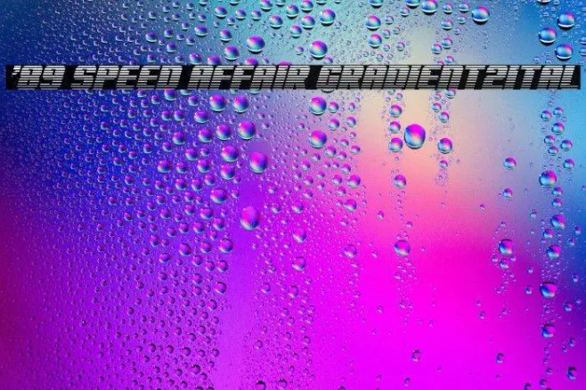 '89 Speed Affair Gradient2Ital Example 3