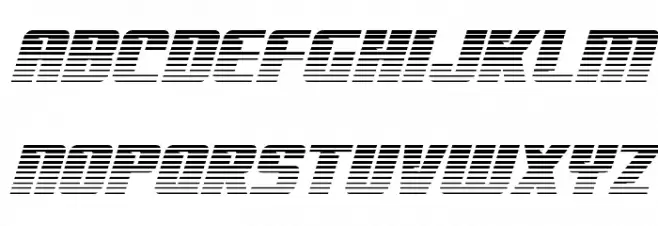 '89 Speed Affair Gradient2Ital Schriftart Kleinbuchstaben