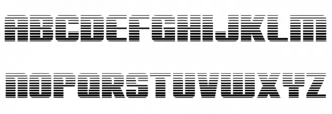 '89 Speed Affair Gradient Schriftart Groß