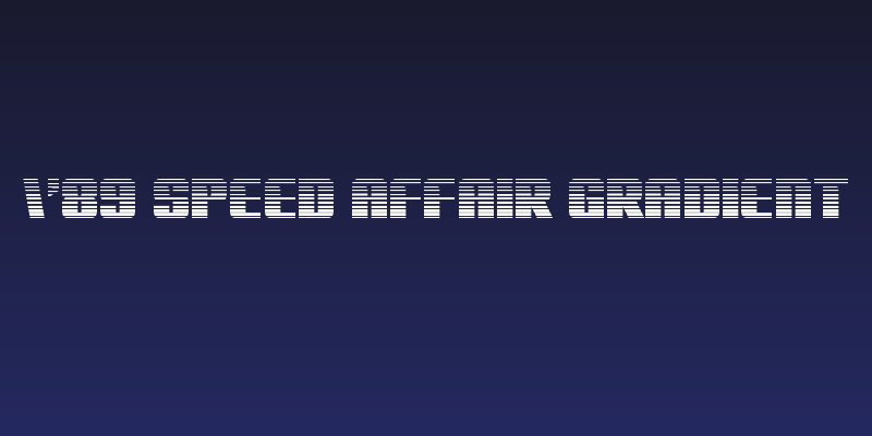 '89 Speed Affair Gradient Social Header