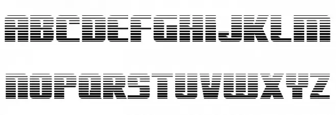 '89 Speed Affair Gradient Fonte MINÚSCULAS