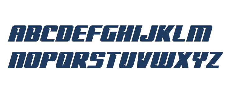 '89 Speed Affair Italic Lowercase