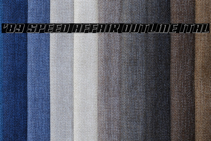 '89 Speed Affair Outline Ital Example 1