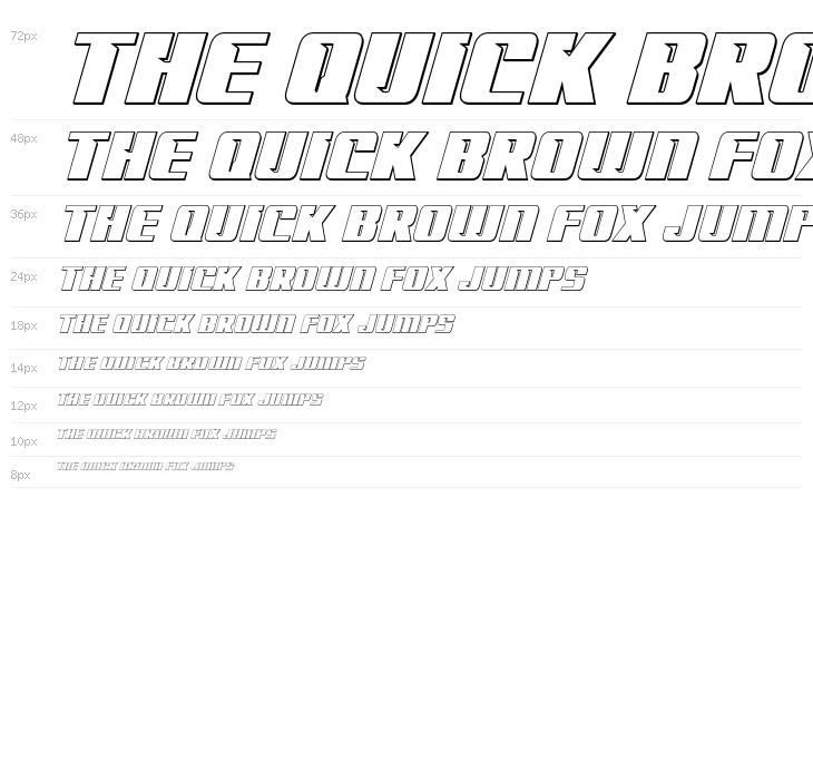 '89 Speed Affair Outline Ital Waterfall