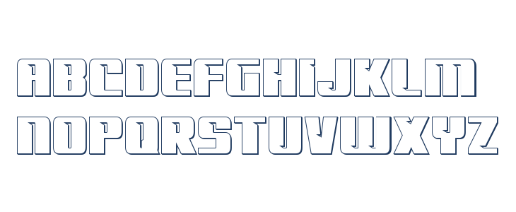 '89 Speed Affair Outline Lowercase