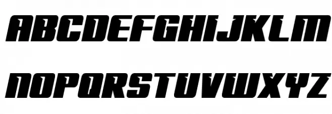 '89 Speed Affair Semi-Italic Fuentes MAYÚSCULAS