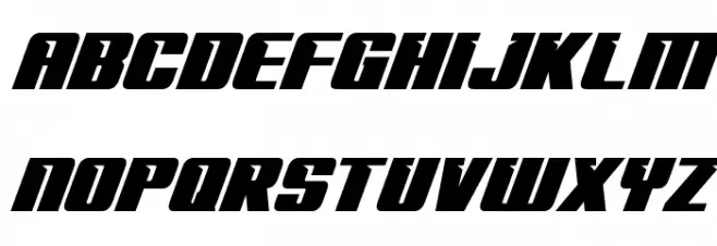 '89 Speed Affair Super-Italic Font Litere mari