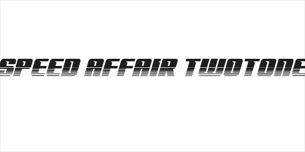 '89 Speed Affair Twotone Ital Logo