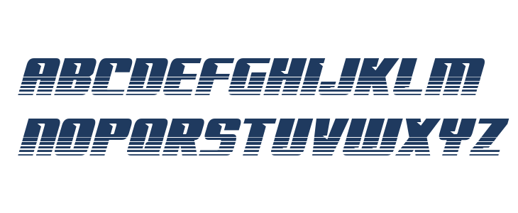 '89 Speed Affair Twotone Ital Lowercase