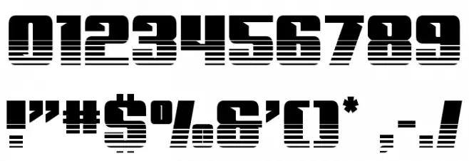 '89 Speed Affair Twotone Font OTHER CHARS