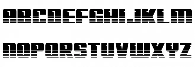 '89 Speed Affair Twotone Font UPPERCASE