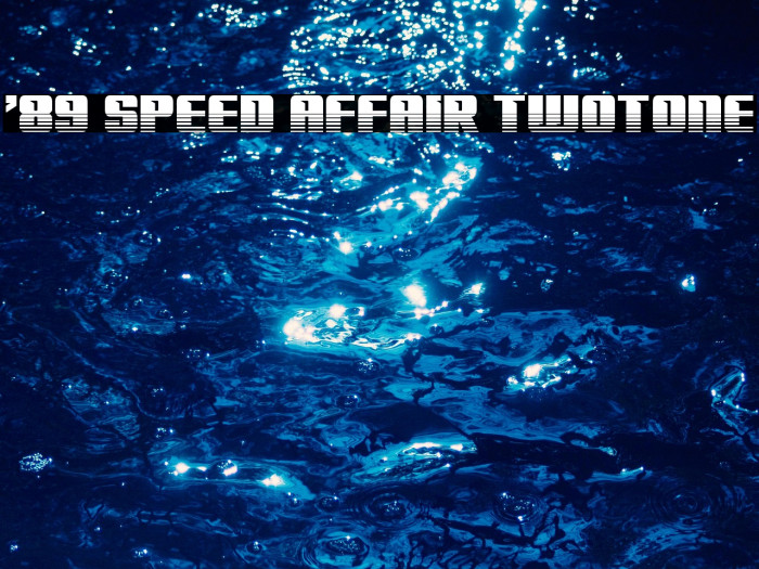 '89 Speed Affair Twotone Example 3