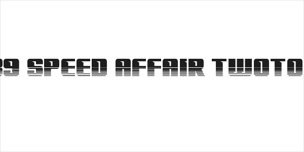 '89 Speed Affair Twotone Logo