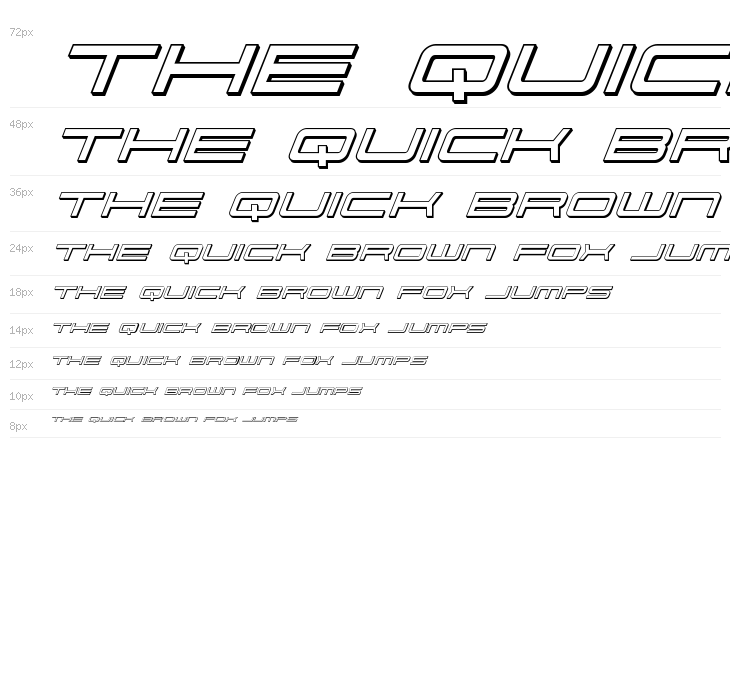 911 Porscha 3D Italic Waterfall