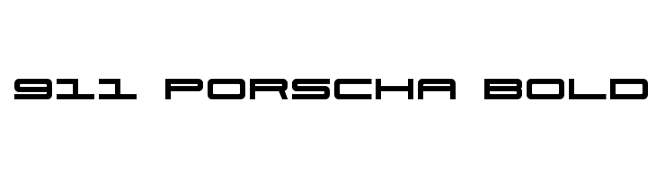 911 Porscha Bold  font caratteri gratis