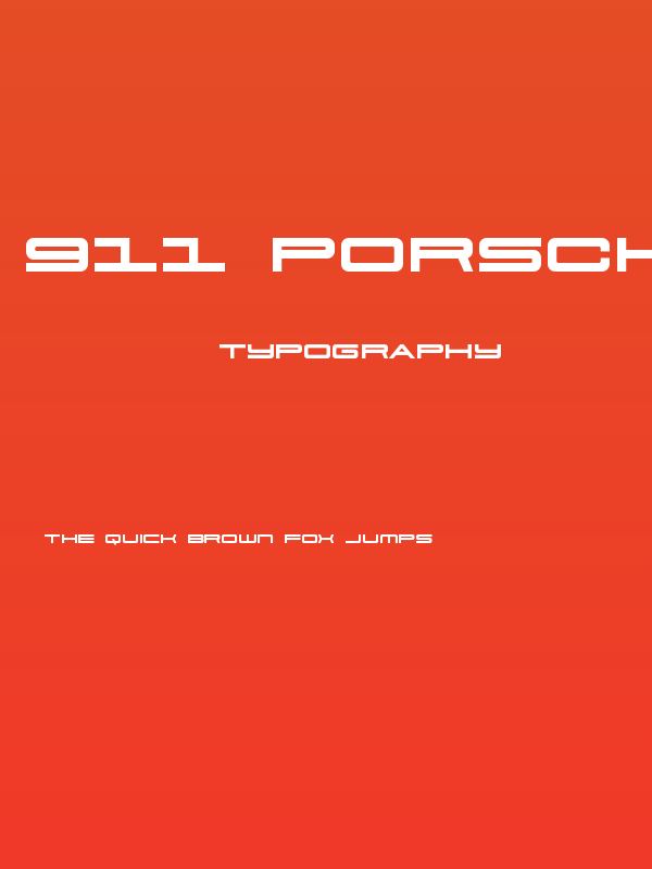 911 Porscha Bold Poster
