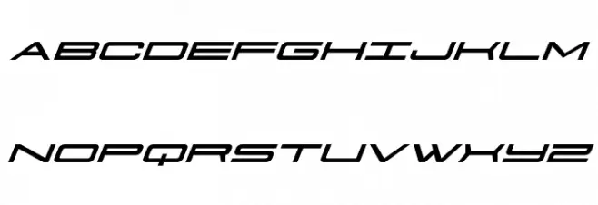 911 Porscha Expanded Italic Fuentes MAYÚSCULAS