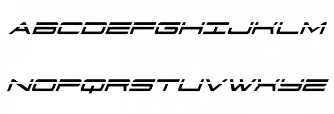 911 Porscha Laser Italic Шрифта ВЕРХНИЙ
