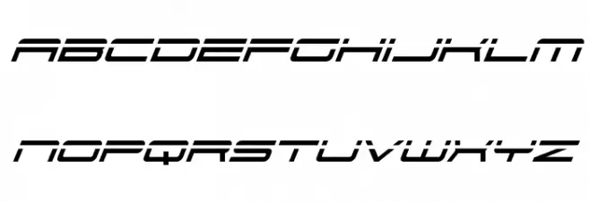 911 Porscha Laser Italic Fuentes MINÚSCULAS
