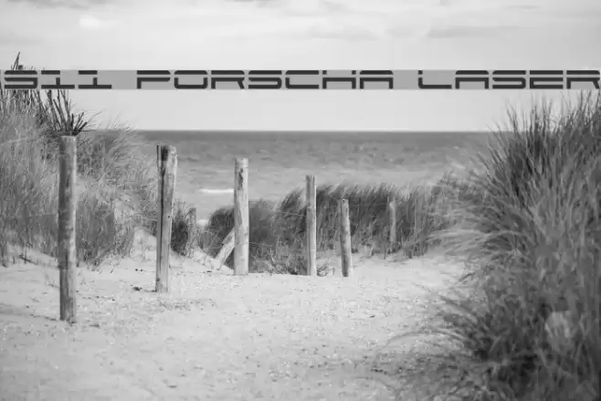 911 Porscha Laser Font examples