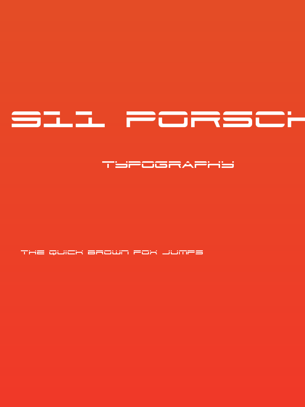 911 Porscha Laser Poster