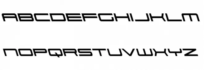 911 Porscha Leftalic Caratteri MINUSCOLO