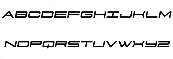 911 Porscha Semi-Italic Шрифта ВЕРХНИЙ