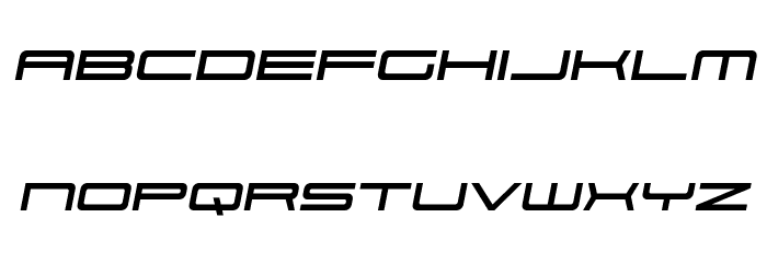 911 Porscha Semi-Italic Font LOWERCASE