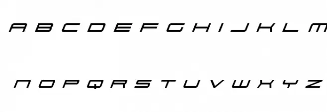 911 Porscha Title Italic फ़ॉन्ट लोअरकेस