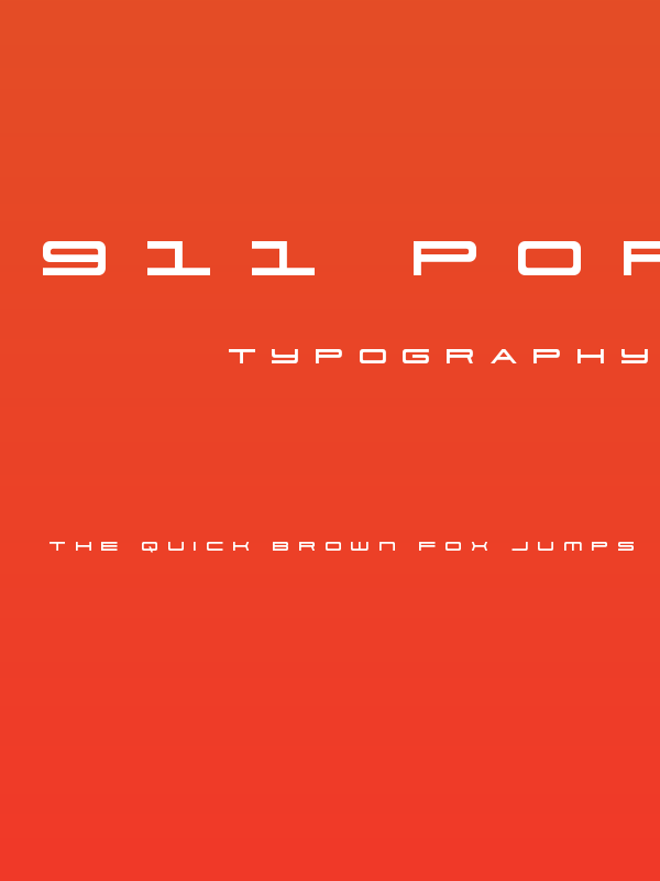 911 Porscha Title Poster