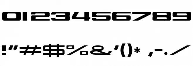 914-SOLID Font OTHER CHARS