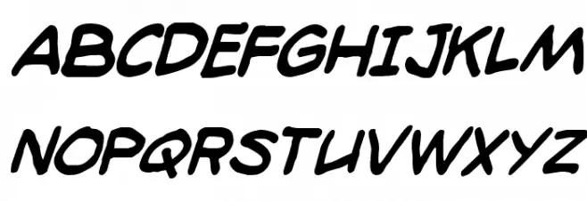 98 Bottles of Beer Bold Condensed Italic Caratteri MINUSCOLO