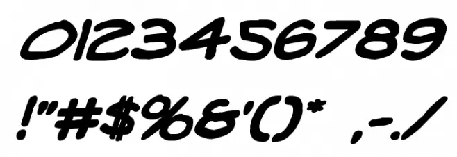 98 Bottles of Beer Bold Italic Font OTHER CHARS