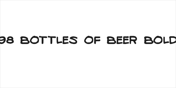98 Bottles of Beer Bold Logo