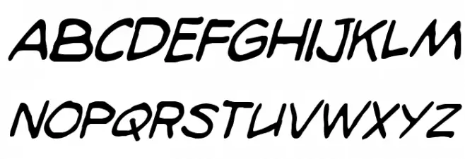 98 Bottles of Beer Condensed Italic Polices MAJUSCULES