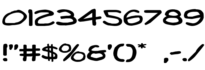 98 Bottles of Beer Expanded Font OTHER CHARS