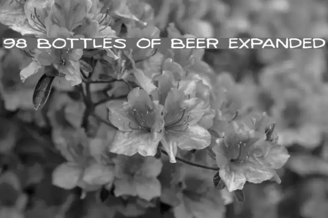 98 Bottles of Beer Expanded Шрифта examples