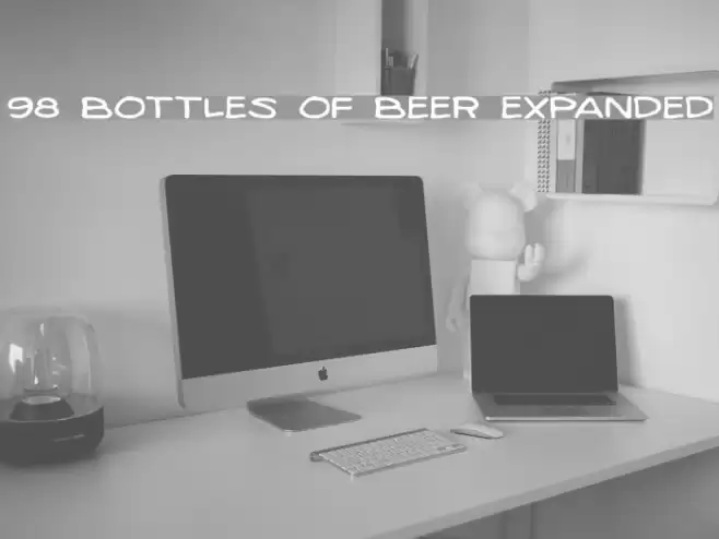 98 Bottles of Beer Expanded Шрифта examples